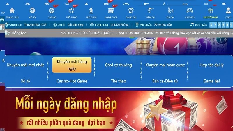 Đăng nhập tích lũy mỗi ngày - nhận thả ga