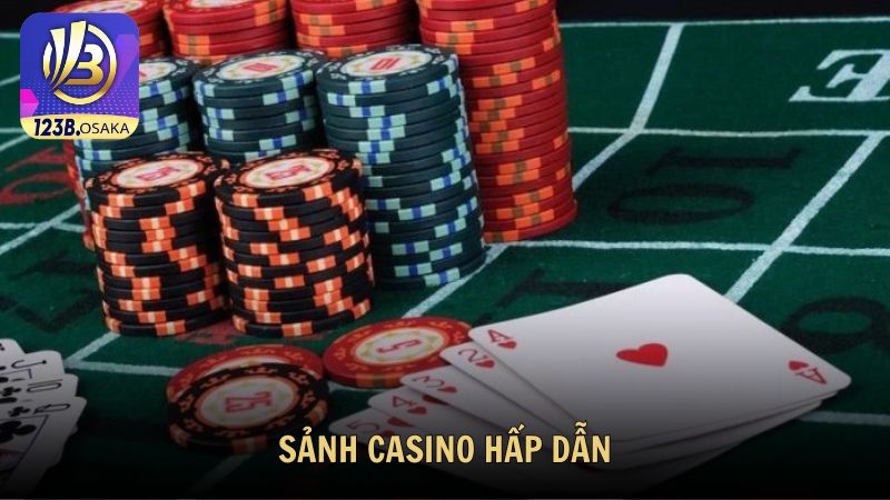 Sảnh Casino hấp dẫn