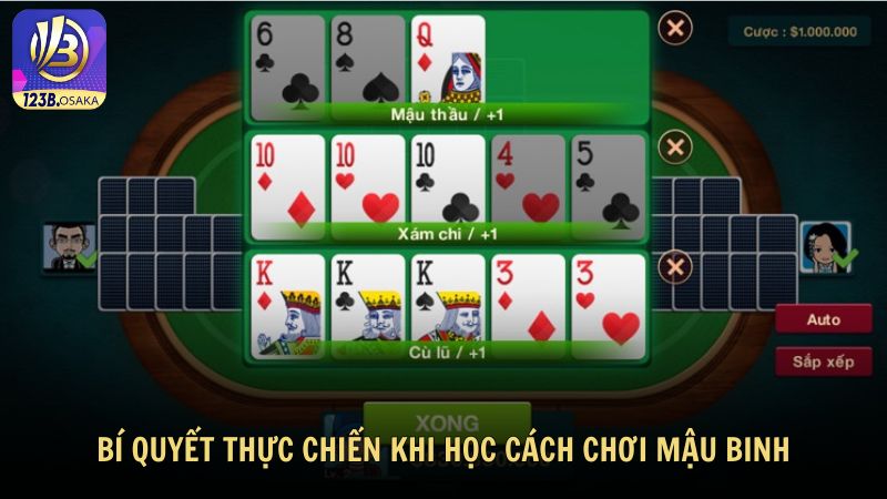 Bí Quyết Thực Chiến Khi Học Cách Chơi Mậu Binh