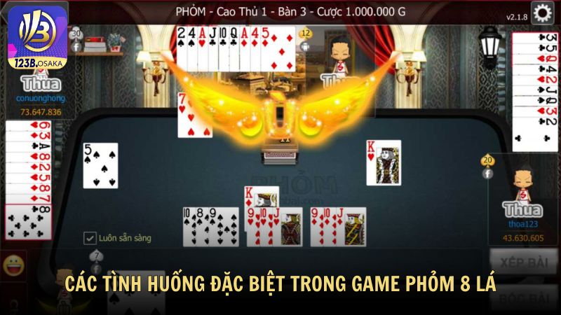 Các Tình Huống Đặc Biệt Trong Cách Chơi Game Phỏm 8 Lá